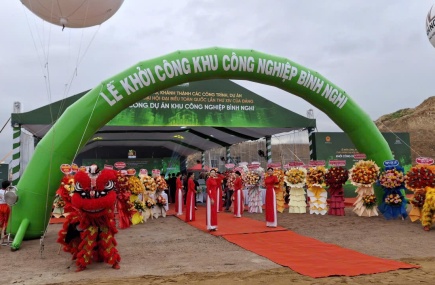Bất động sản Bavina cùng Lotte Việt Nam chúc mừng Lễ khởi công Khu công nghiệp Bình Nghi
